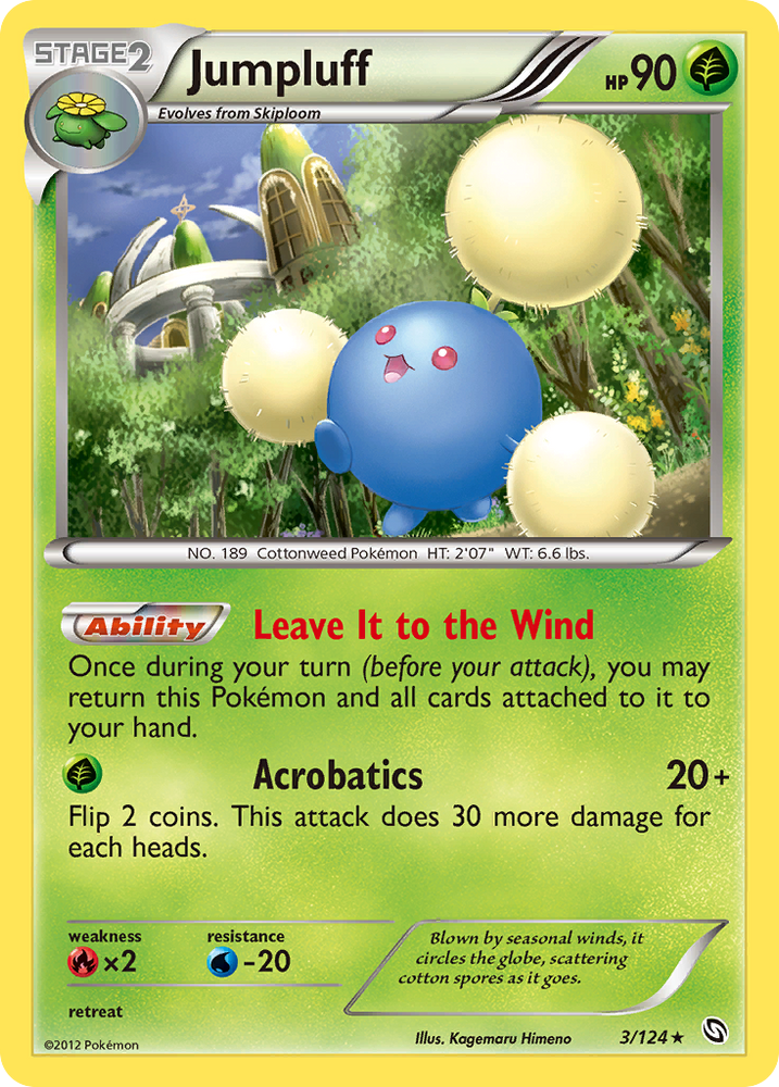 Pokemon | Jumpluff (3/124) [Black & White: Dragons Exalted] | The Nerd Merchant