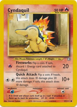 Pokemon | Cyndaquil (57/111) [Neo Genesis Unlimited] | The Nerd Merchant