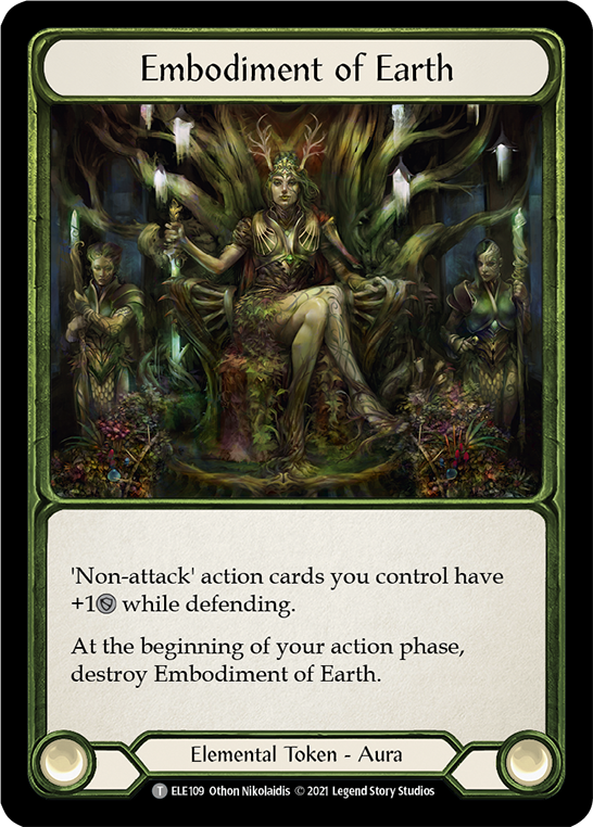 Flesh and Blood TCG | Embodiment of Earth // Shiver [ELE033] (Tales of Aria)  1st Edition Normal | The Nerd Merchant