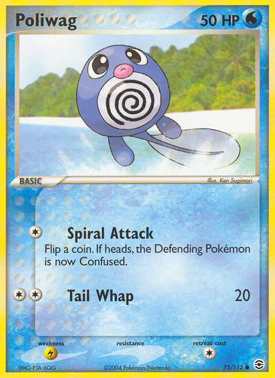 Pokemon | Poliwag (75/112) [EX: FireRed & LeafGreen] | The Nerd Merchant