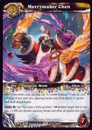 World of Warcraft TCG | Merrymaker Chen - Winter Veil 6/11 | The Nerd Merchant