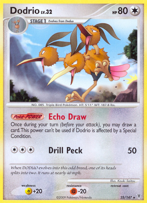 Pokemon | Dodrio (25/147) [Platinum: Supreme Victors] | The Nerd Merchant