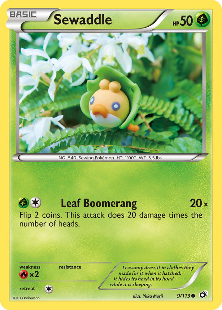 Pokemon | Sewaddle (9/113) [Black & White: Legendary Treasures] | The Nerd Merchant