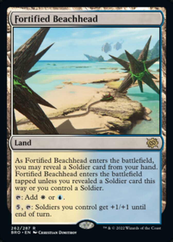 Magic | Fortified Beachhead [The Brothers' War] | The Nerd Merchant