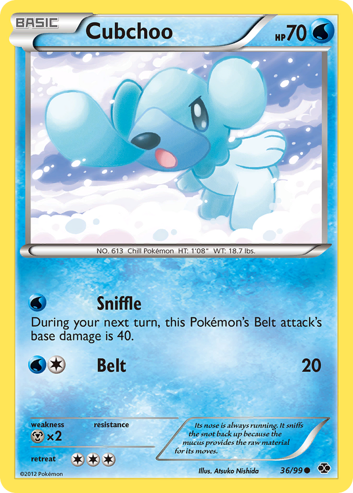 Pokemon | Cubchoo (36/99) [Black & White: Next Destinies] | The Nerd Merchant