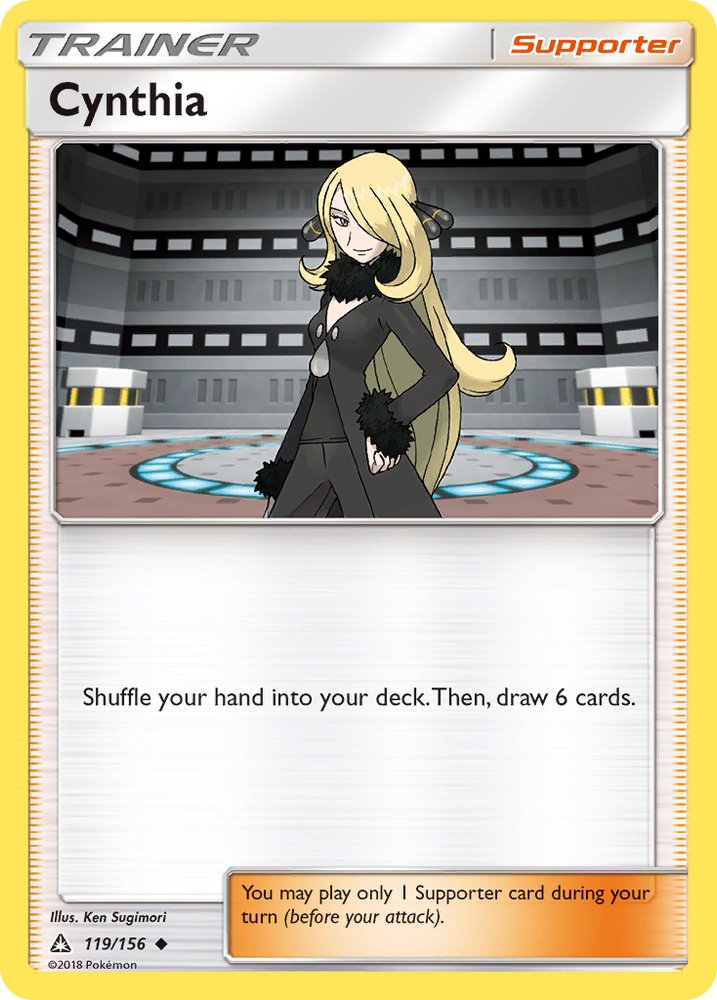 Pokemon | Cynthia (119/156) [Sun & Moon: Ultra Prism] | The Nerd Merchant