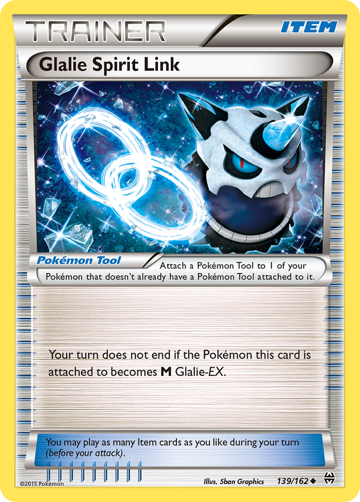 Pokemon | Glalie Spirit Link (139/162) [XY: BREAKthrough] | The Nerd Merchant