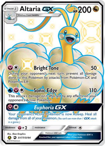 Pokemon | Altaria GX (SV77/SV94) [Sun & Moon: Hidden Fates - Shiny Vault] | The Nerd Merchant