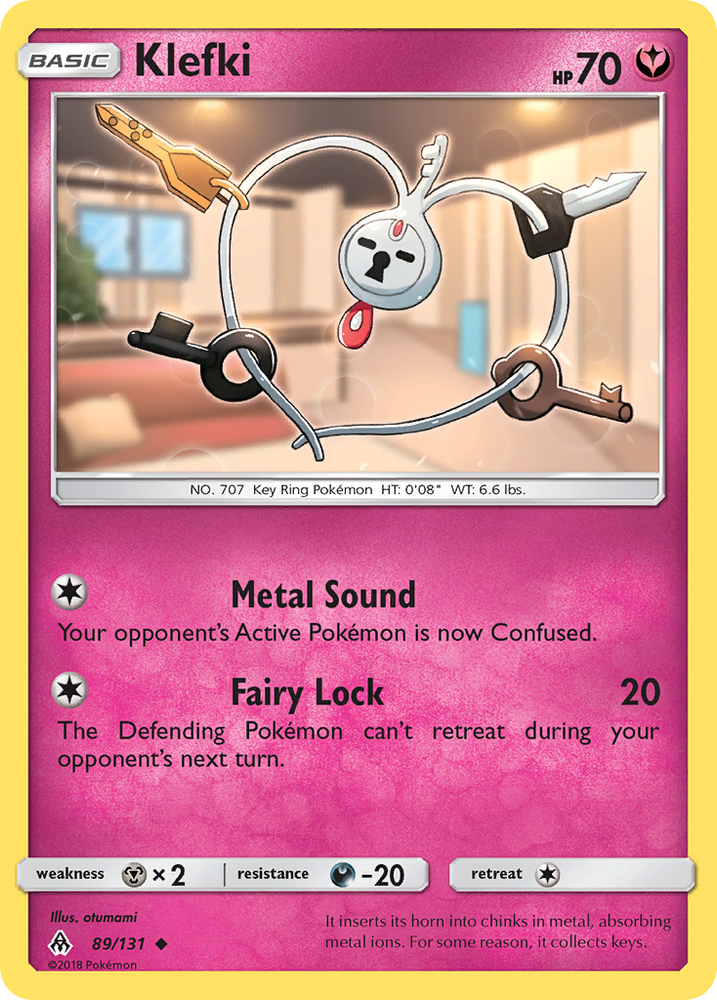 Pokemon | Klefki (89/131) [Sun & Moon: Forbidden Light] | The Nerd Merchant