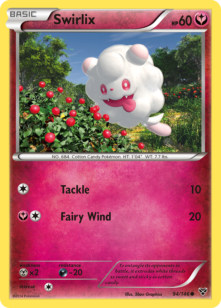 Pokemon | Swirlix (94/146) [XY: Base Set] | The Nerd Merchant
