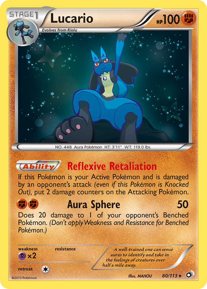 Pokemon | Lucario (80/113) [Black & White: Legendary Treasures] | The Nerd Merchant
