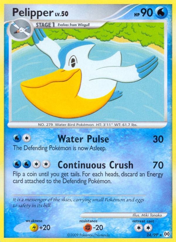 Pokemon | Pelipper (24/99) [Platinum: Arceus] | The Nerd Merchant