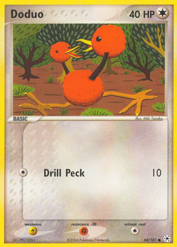 Pokemon | Doduo (60/101) [EX: Hidden Legends] | The Nerd Merchant