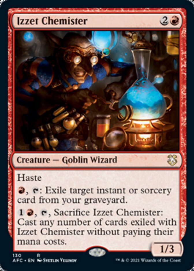 Magic | Izzet Chemister [Dungeons & Dragons: Adventures in the Forgotten Realms Commander] | The Nerd Merchant
