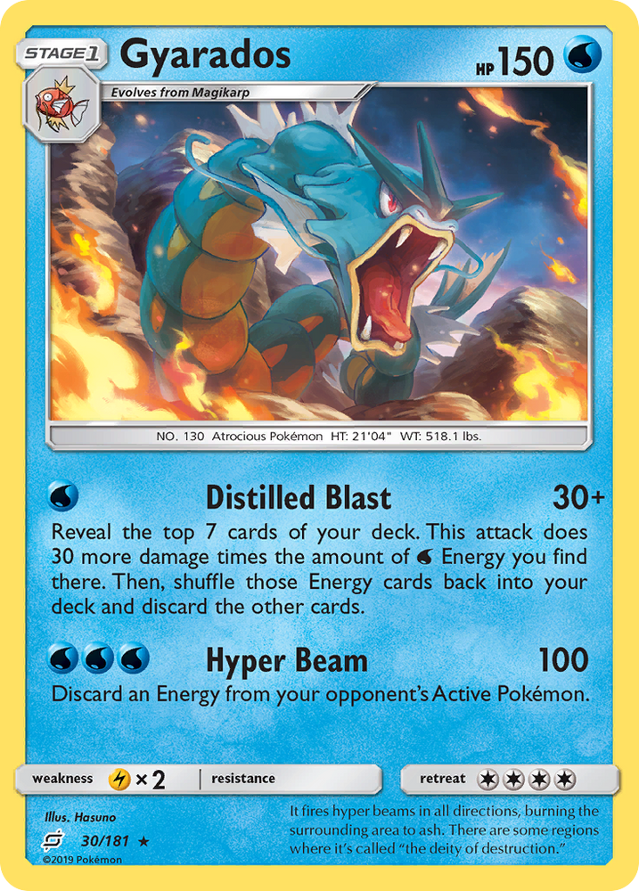 Pokemon | Gyarados (30/181) [Sun & Moon: Team Up] | The Nerd Merchant