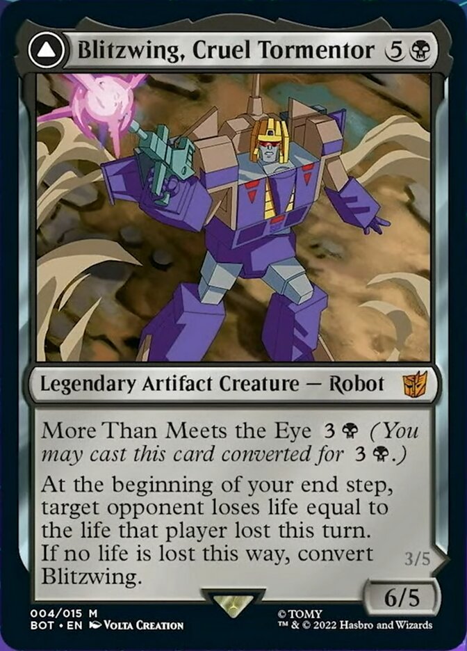Magic | Blitzwing, Cruel Tormentor // Blitzwing, Adaptive Assailant [Transformers] | The Nerd Merchant