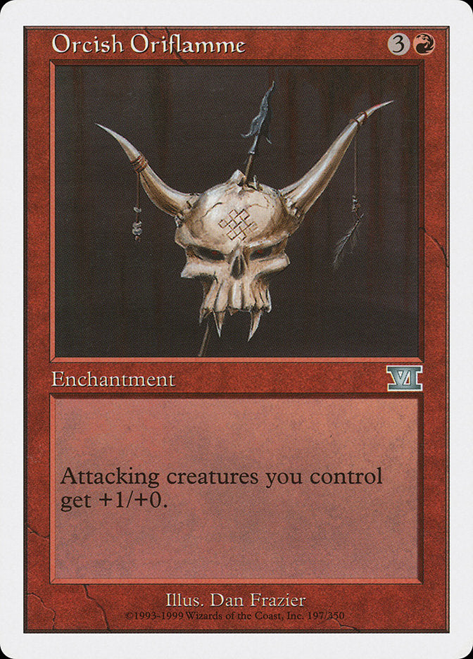 Magic | Orcish Oriflamme [Classic Sixth Edition] | The Nerd Merchant