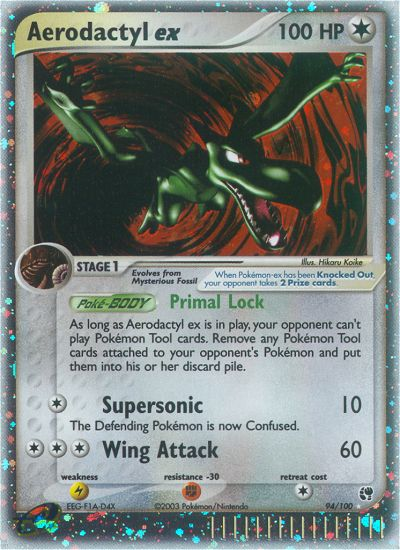 Pokemon | Aerodactyl ex (94/100) [EX: Sandstorm] | The Nerd Merchant