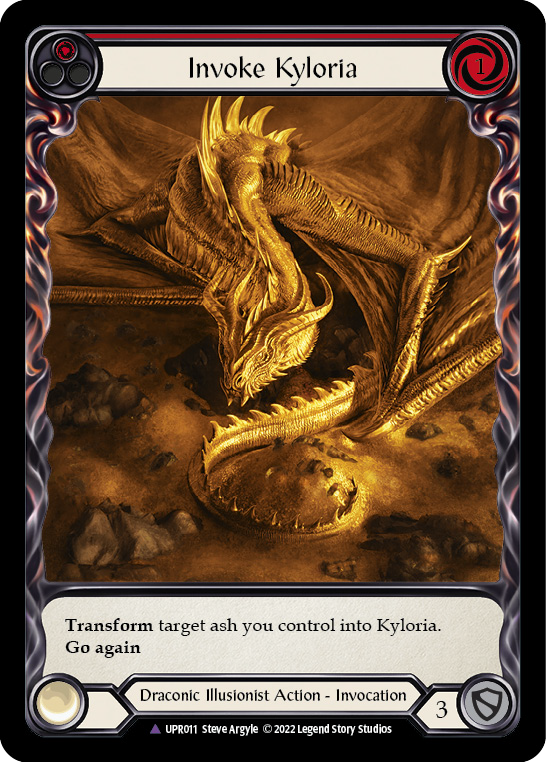 Flesh and Blood TCG | Invoke Kyloria // Kyloria (Marvel) [UPR011] (Uprising)  Cold Foil | The Nerd Merchant