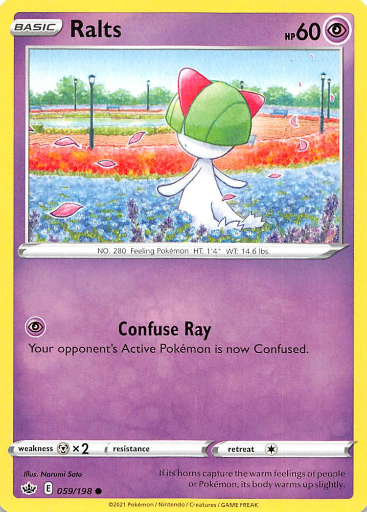 Pokemon | Ralts (059/198) [Sword & Shield: Chilling Reign] | The Nerd Merchant