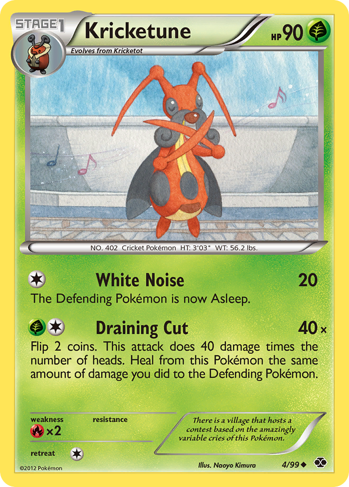 Pokemon | Kricketune (4/99) [Black & White: Next Destinies] | The Nerd Merchant