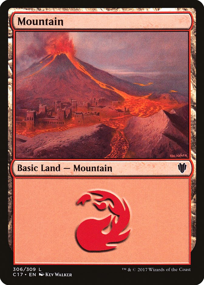 Magic | Mountain (306) [Commander 2017] | The Nerd Merchant