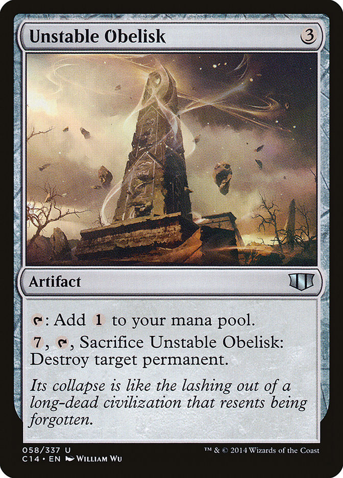 Magic | Unstable Obelisk [Commander 2014] | The Nerd Merchant