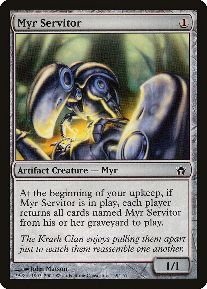 Magic | Myr Servitor [Fifth Dawn] | The Nerd Merchant
