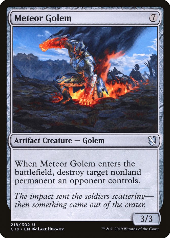 Magic | Meteor Golem [Commander 2019] | The Nerd Merchant
