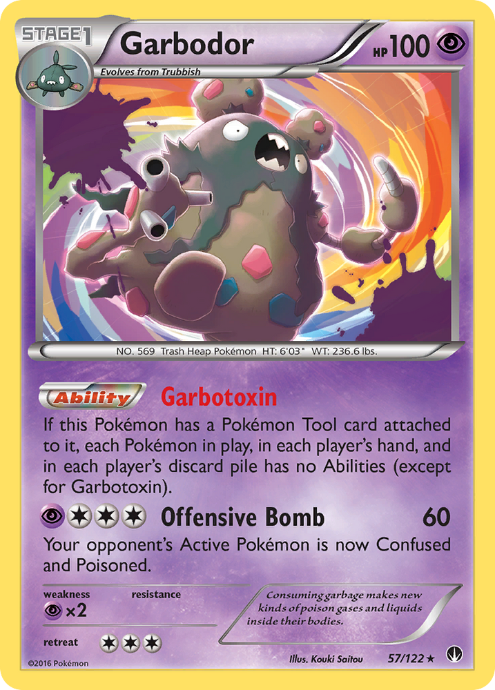 Pokemon | Garbodor (57/122) [XY: BREAKpoint] | The Nerd Merchant