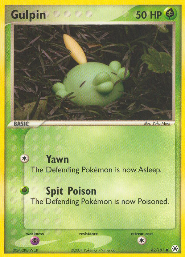 Pokemon | Gulpin (62/101) [EX: Hidden Legends] | The Nerd Merchant