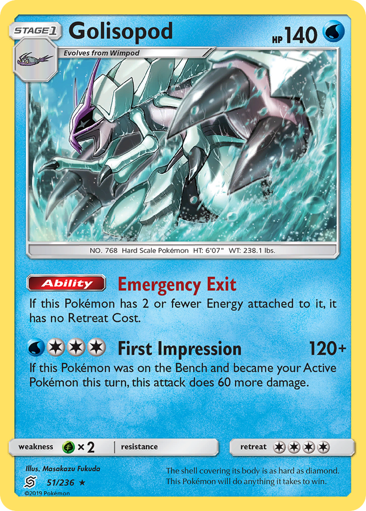 Pokemon | Golisopod (51/236) [Sun & Moon: Unified Minds] | The Nerd Merchant