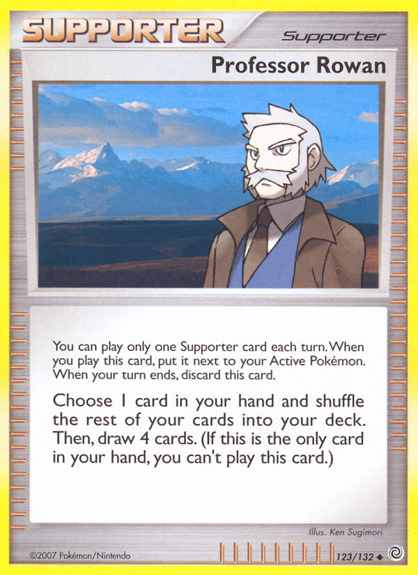 Pokemon | Professor Rowan (123/132) [Diamond & Pearl: Secret Wonders] | The Nerd Merchant