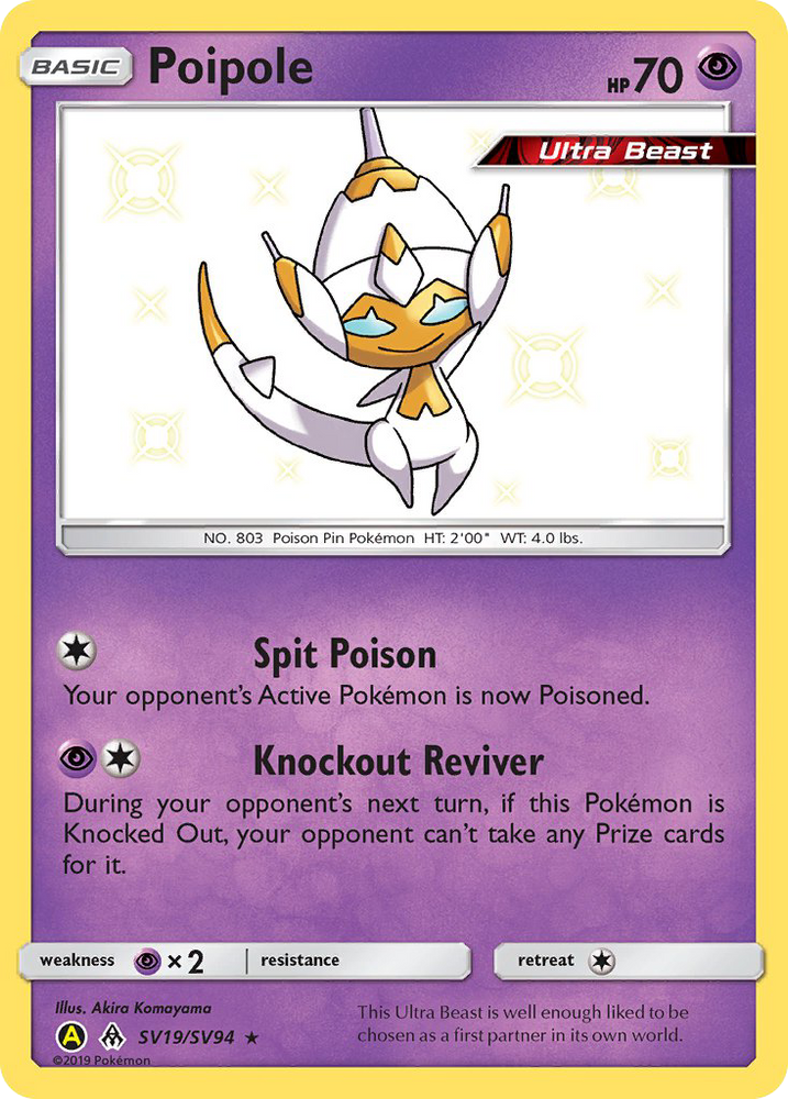 Pokemon | Poipole (SV19/SV94) [Sun & Moon: Hidden Fates - Shiny Vault] | The Nerd Merchant