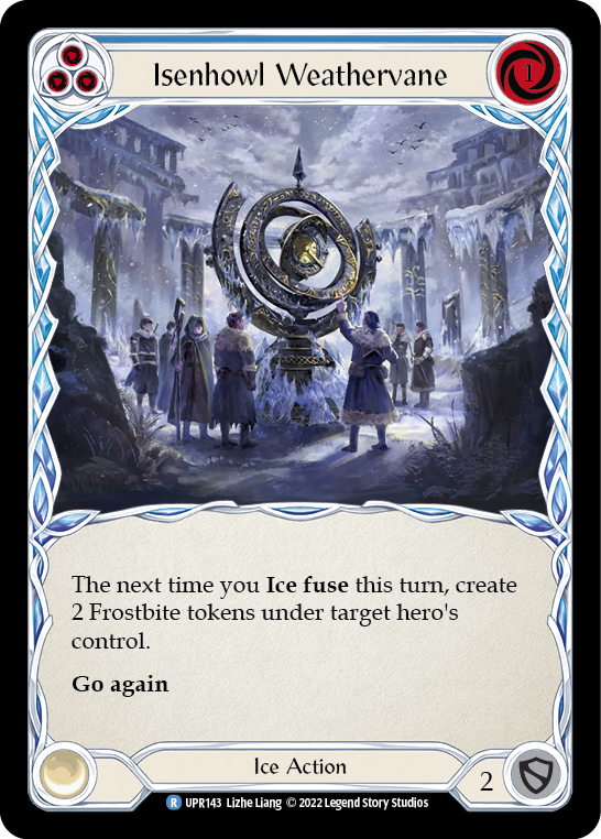 Flesh and Blood TCG | Isenhowl Weathervane (Blue) [UPR143] (Uprising)  Rainbow Foil | The Nerd Merchant