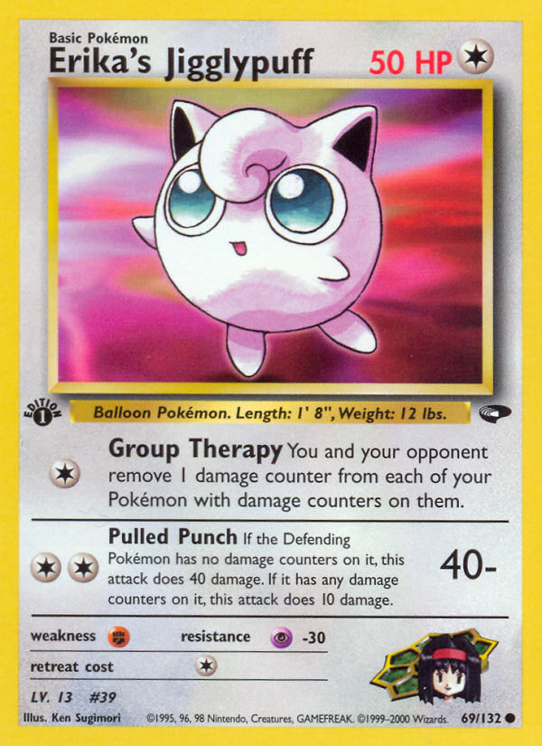 Pokemon | Erika's Jigglypuff (69/132) [Gym Challenge 1st Edition] | The Nerd Merchant
