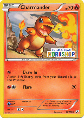 Pokemon | Charmander (17/113) (Build A Bear Workshop Exclusive) [Black & White: Legendary Treasures] | The Nerd Merchant