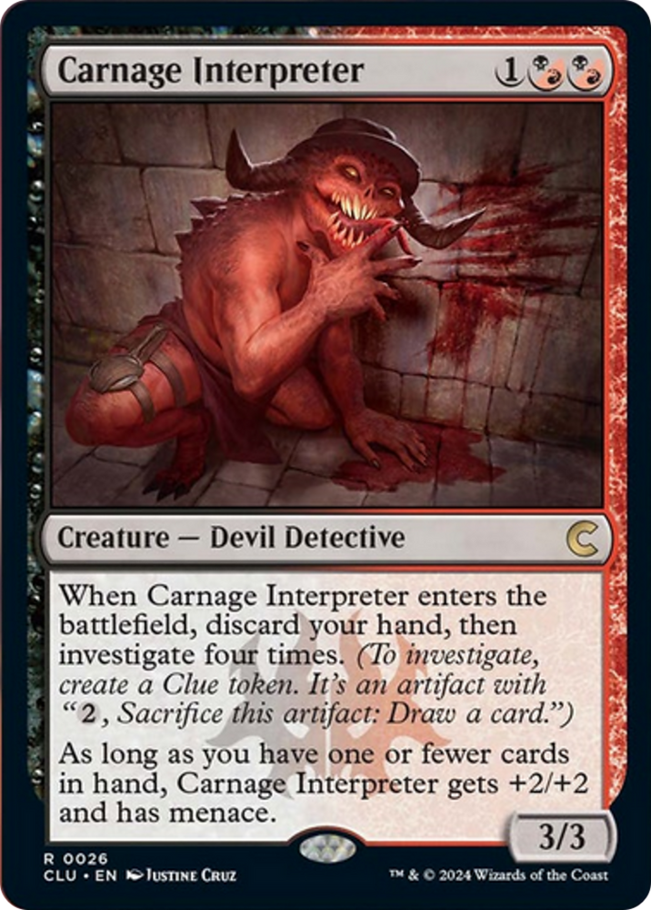 Magic | Carnage Interpreter [Ravnica: Clue Edition] | The Nerd Merchant