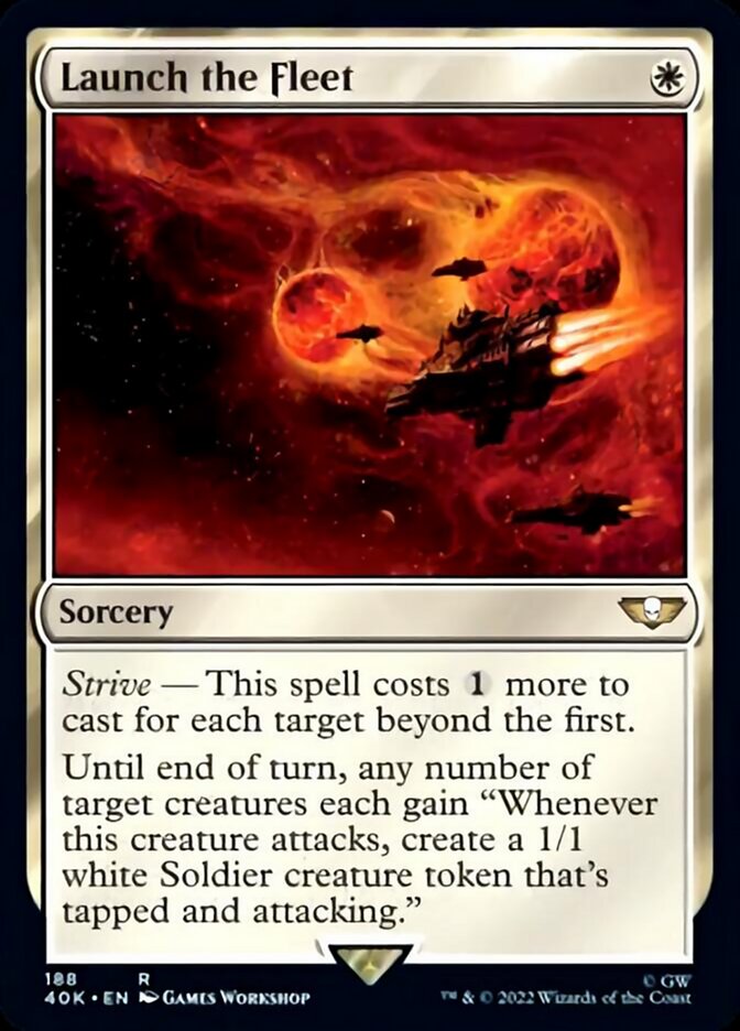Magic | Launch the Fleet (Surge Foil) [Warhammer 40,000] | The Nerd Merchant