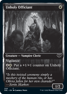 Magic | Unholy Officiant [Innistrad: Double Feature] | The Nerd Merchant