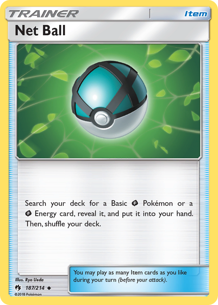 Pokemon | Net Ball (187/214) [Sun & Moon: Lost Thunder] | The Nerd Merchant