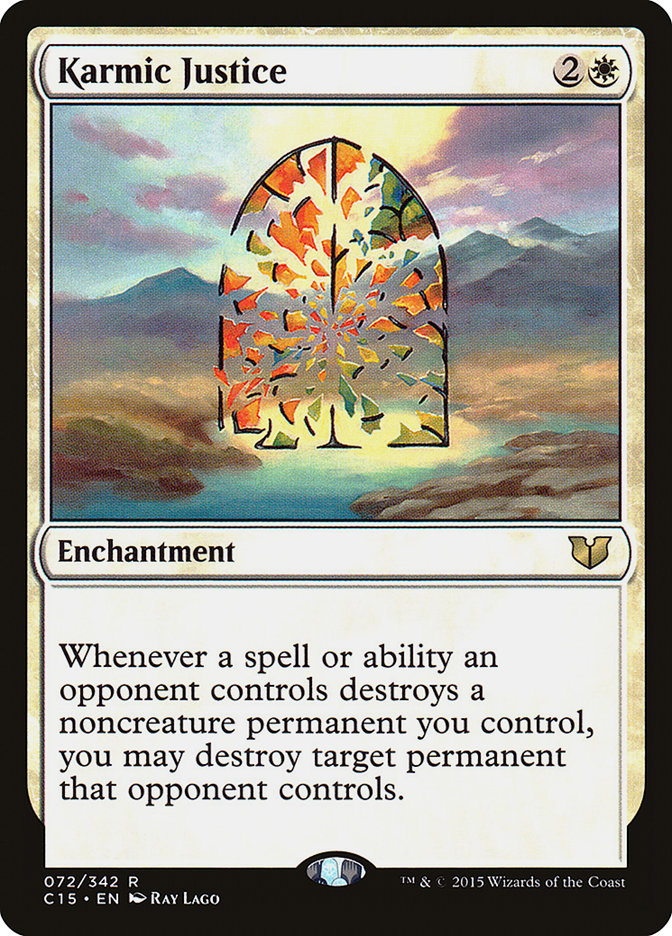 Magic | Karmic Justice [Commander 2015] | The Nerd Merchant