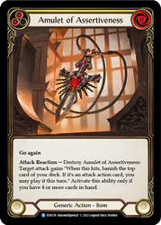 Flesh and Blood TCG | Amulet of Assertiveness [EVR176] (Everfest)  1st Edition Cold Foil | The Nerd Merchant