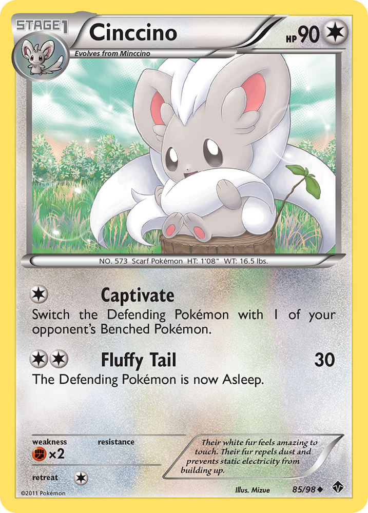 Pokemon | Cinccino (85/98) [Black & White: Emerging Powers] | The Nerd Merchant