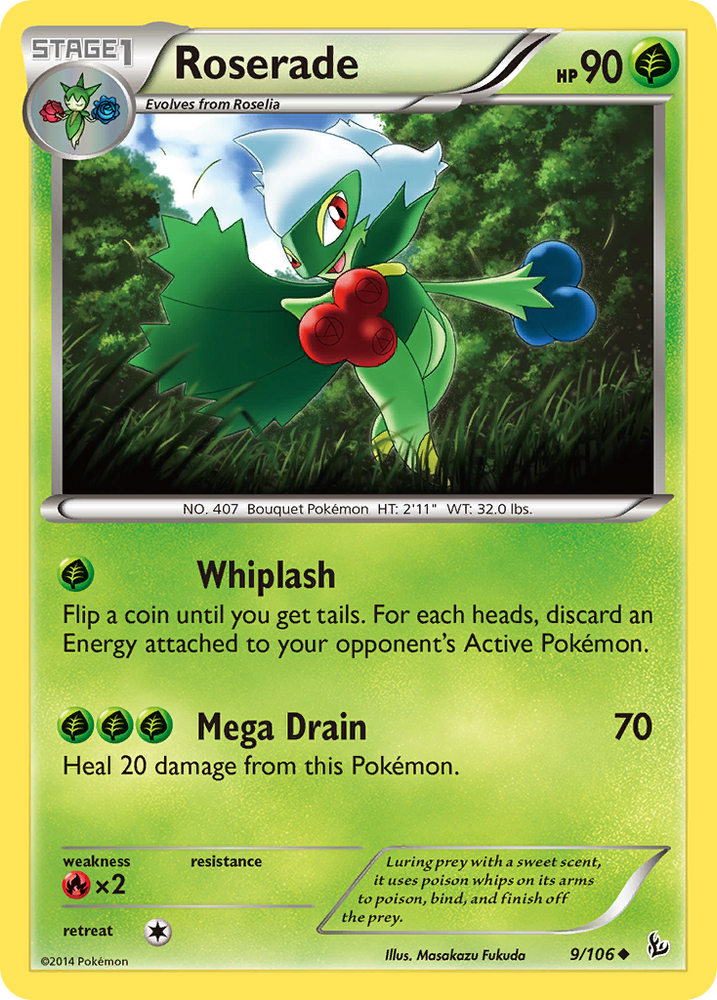 Pokemon | Roserade (9/106) [XY: Flashfire] | The Nerd Merchant
