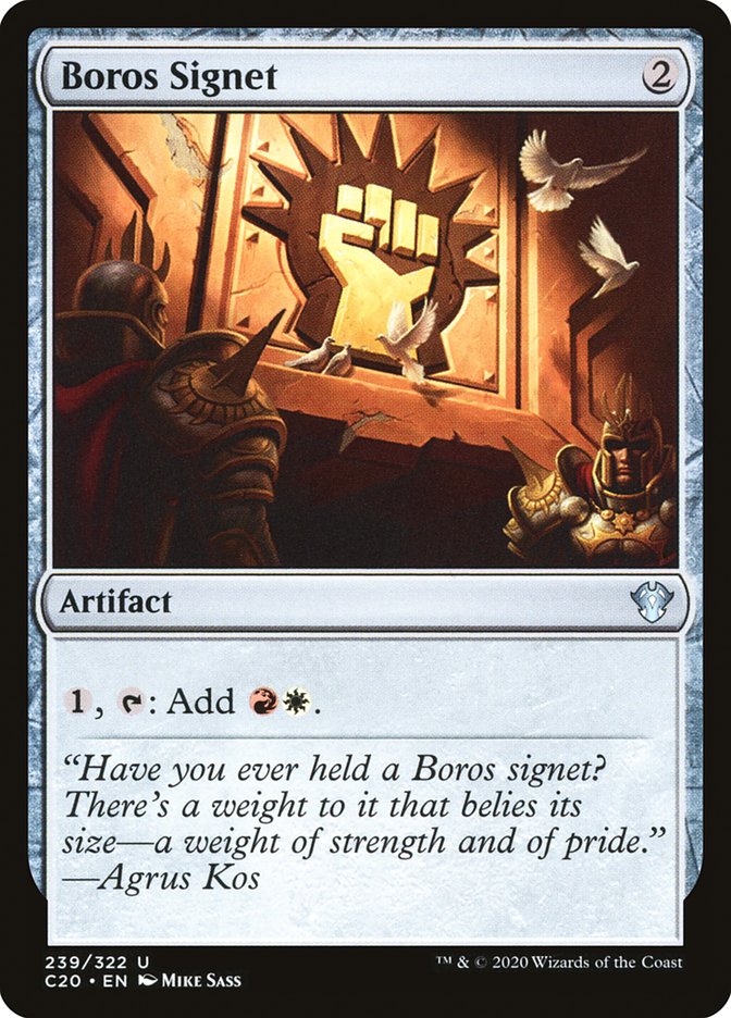 Magic | Boros Signet [Commander 2020] | The Nerd Merchant