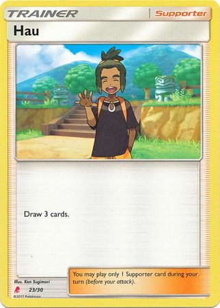 Pokemon | Hau (23/30) [Sun & Moon: Trainer Kit - Lycanroc] | The Nerd Merchant