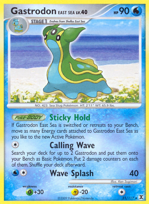 Pokemon | Gastrodon East Sea (21/111) [Platinum: Rising Rivals] | The Nerd Merchant
