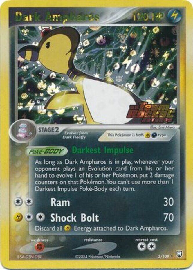 Pokemon | Dark Ampharos (2/109) (Stamped) [EX: Team Rocket Returns] | The Nerd Merchant