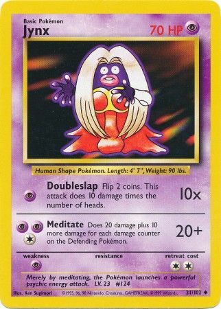 Pokemon | Jynx (31/102) [Base Set Unlimited] | The Nerd Merchant